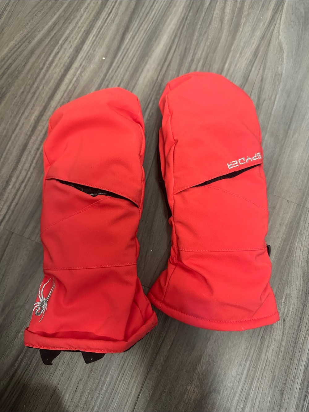 Spyder Kids Bright Red pinkish Insulated Mittens